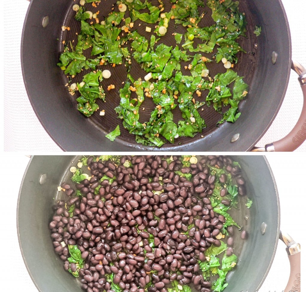 Black Beans & Brown Rice with Garlicky Kale | vegan | kiipfit.com