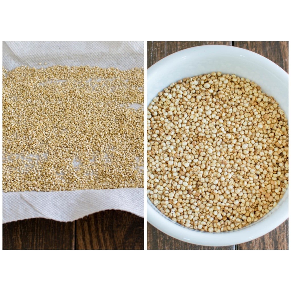 steps to puff quinoa