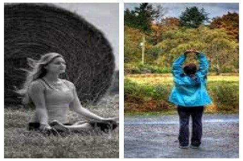 Multiple images of a person relaxing for Its so important to relax