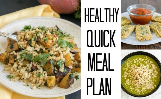 Healthy Quick Meal Plan