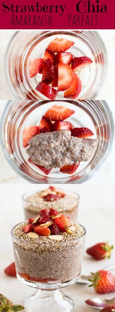 Strawberry Chia Pudding Parfait - The Hint of Rosemary