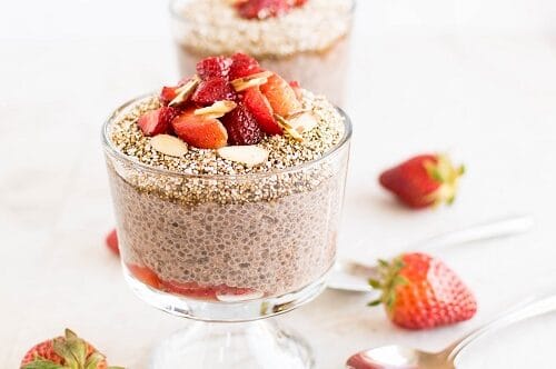 Strawberry Chia Pudding Parfait - The Hint of Rosemary