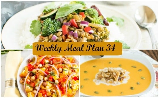 Weekly Meal Plan #34