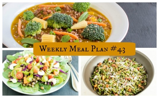 Weekly Meal Plan #43 | healthy vegan and vegetarian recipes | kiipfit.com