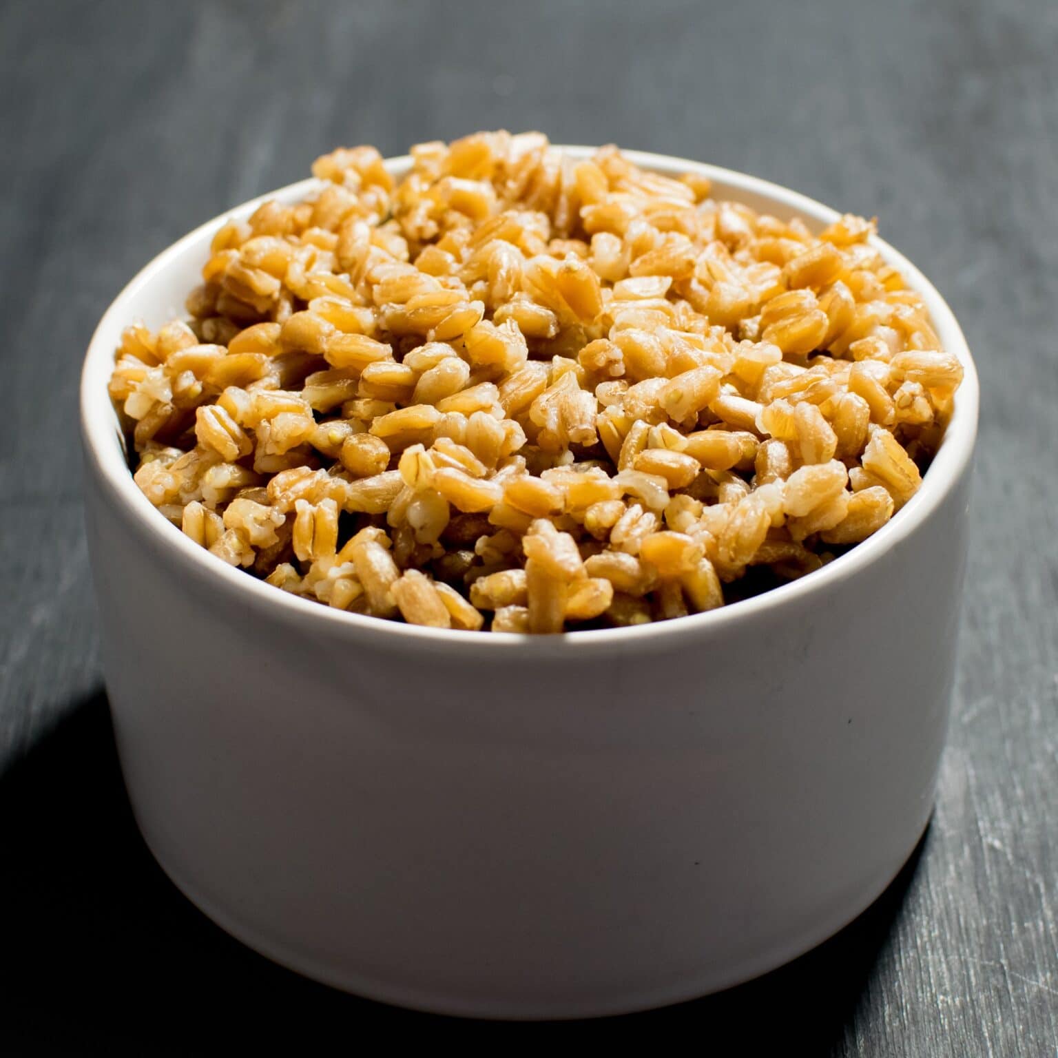 Farro Salad in Butternut Squash Dressing