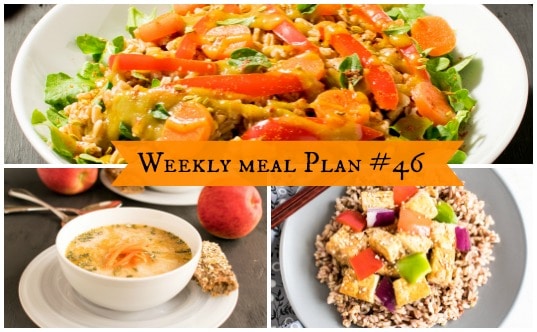 Weekly Meal Plan #46 | healthy vegan and vegetarian recipes | kiipfit.com