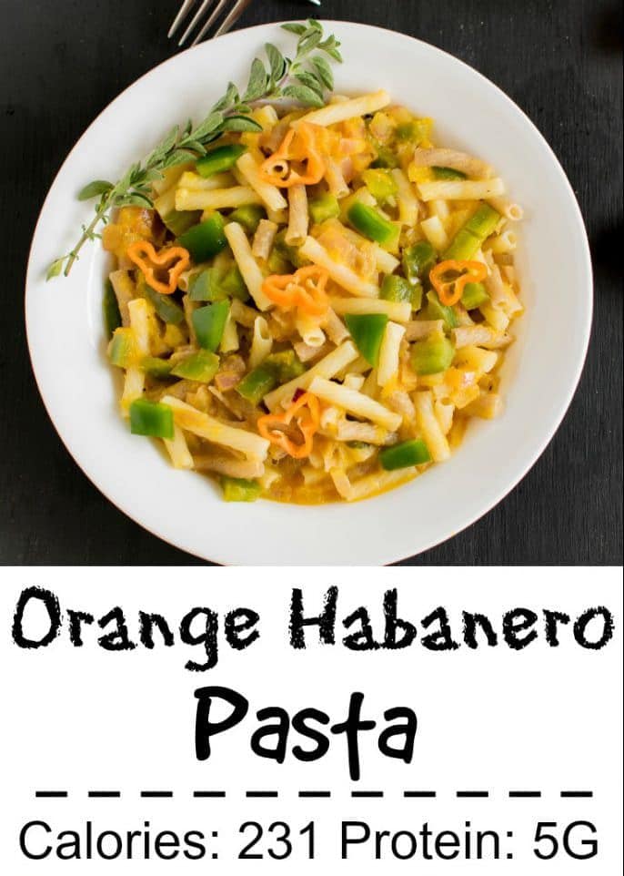 Orange Habanero Pasta | vegan dinnner 