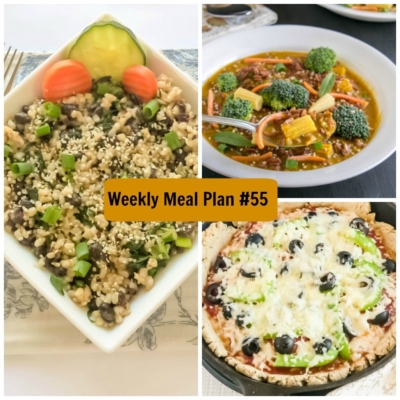 Weekly Meal Plan #55 | healthy vegetarian and vegan recipes | kiipfit.com