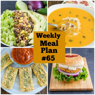Weekly Meal Plan #65 | healthy vegan and vegetarian recipes | kiipfit.com
