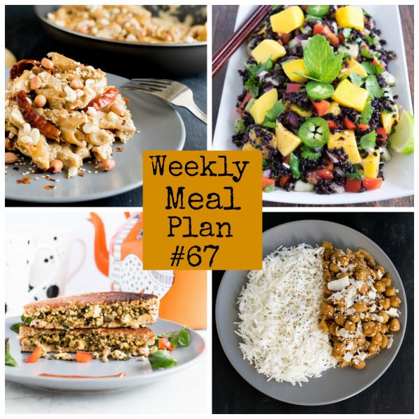 Weekly Meal Plan #67 | healthy vegan and vegetarian recipes | kiipfit.com