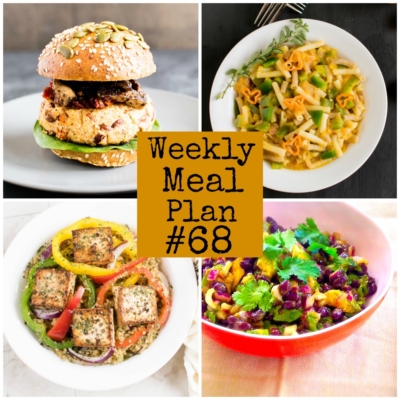 Weekly Meal Plan #68 | healthy vegan and vegetarian recipes | kiipfit.com