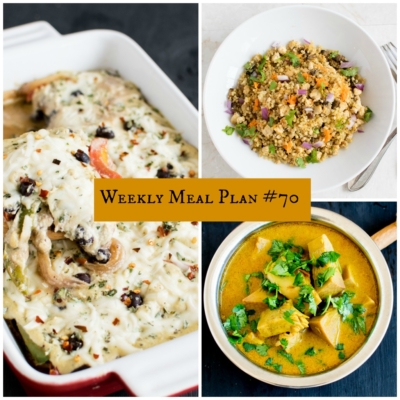 Weekly Meal Plan #70 | healthy vegan and vegetarian recipes | kiipfit.com