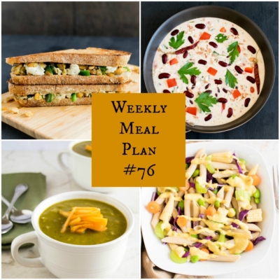 Weekly Meal Plan #76 | healthy vegan and vegetarian recipes | kiipfit.com