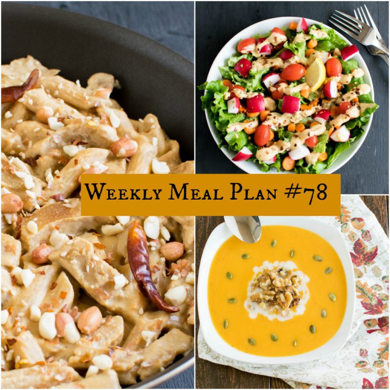 Weekly Meal Plan #78 | healthy vegan and vegetarian recipes | kiipfit.com