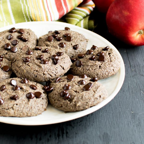 Apple Buckwheat Chocolate Chip Cookies
