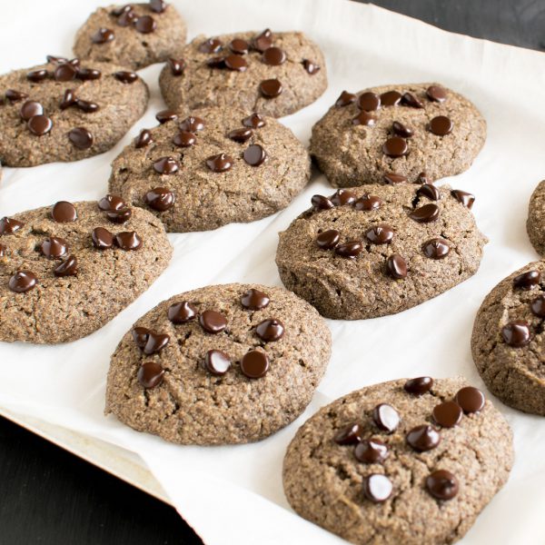Apple Buckwheat Chocolate Chip Cookies