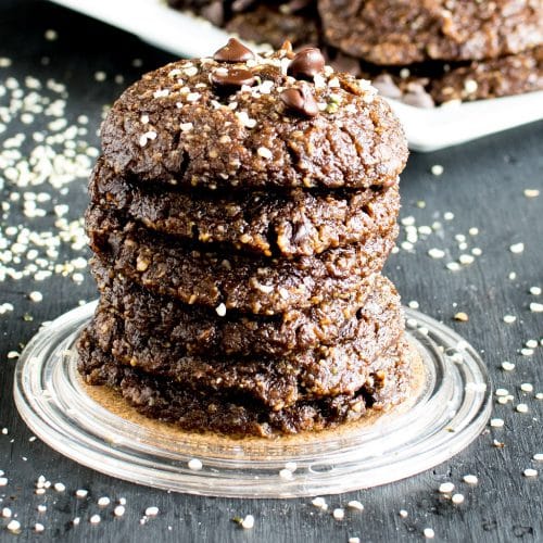 Chocolate Cauliflower Protein Cookies [vegan + gf + paleo ]