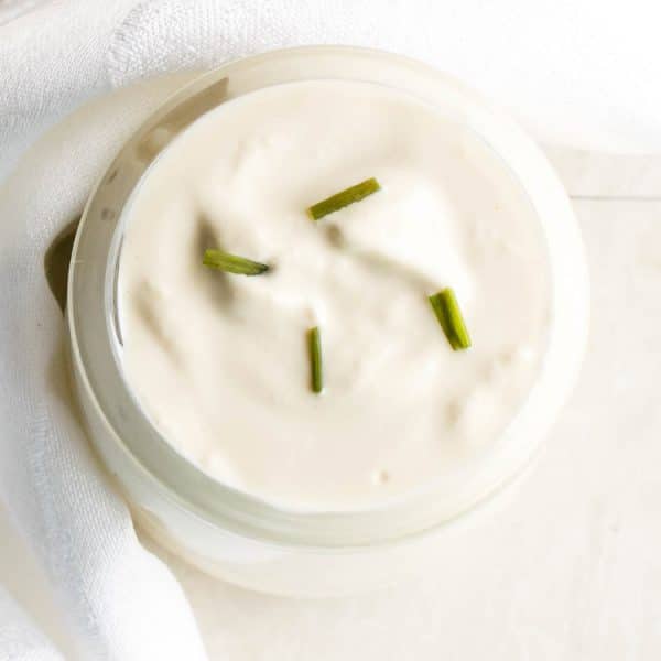 Vegan Sour Cream gluten free + dairy free