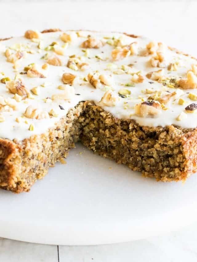 Oat Flour Carrot Cake Story