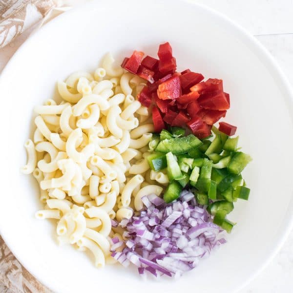 Vegan Macaroni Salad dairy free , oil free