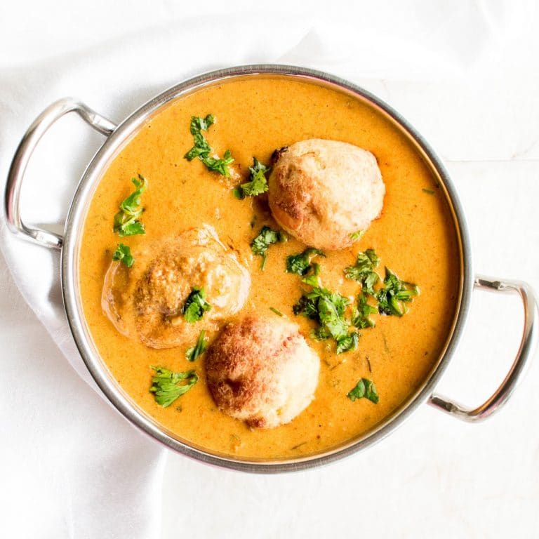 Malai Kofta vegan + dairy free + gluten free