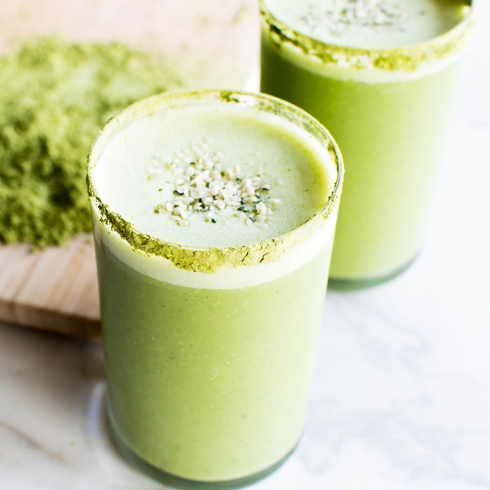 Matcha Smoothie | vegan + gluten free | kiipfit.com