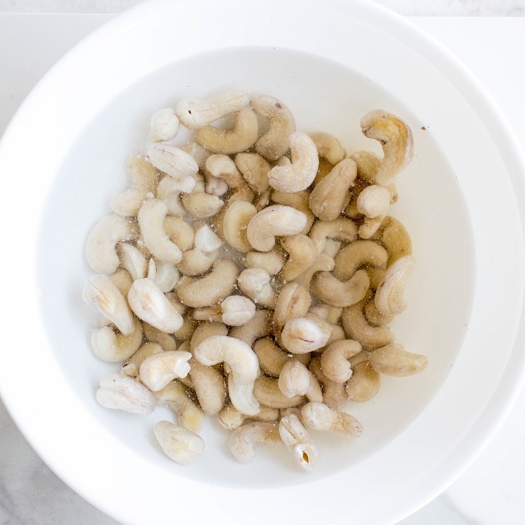 soaked cashew nuts