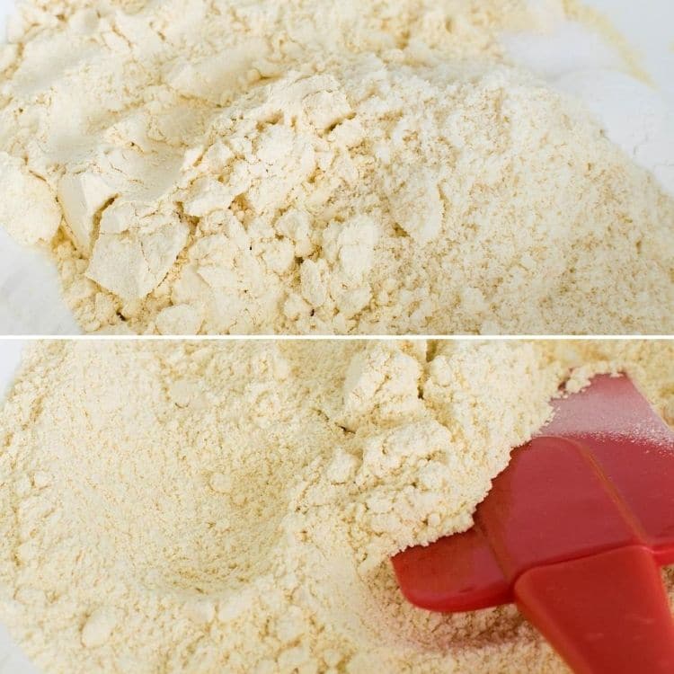 steps to mix dry ingredients