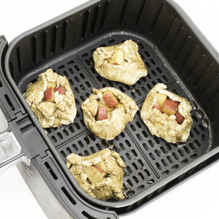 Air fryer Apple Dumplings Recipe vegan