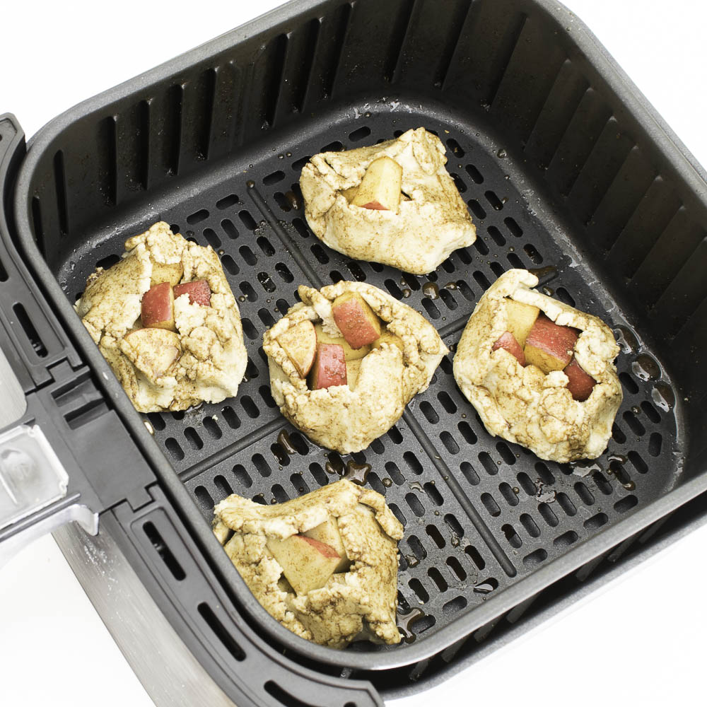 Air fryer Apple Dumplings Recipe vegan