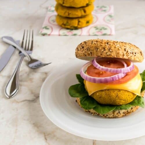Pumpkin Almond Burger Patties vegan