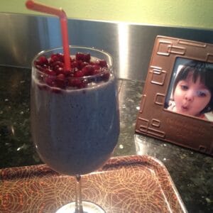 colorless pomegranate smoothie