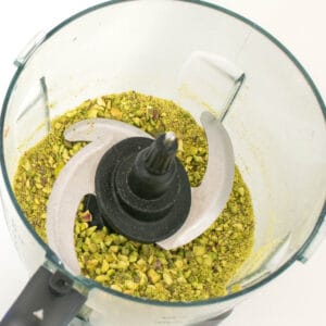 chopped or crushed pistachio.