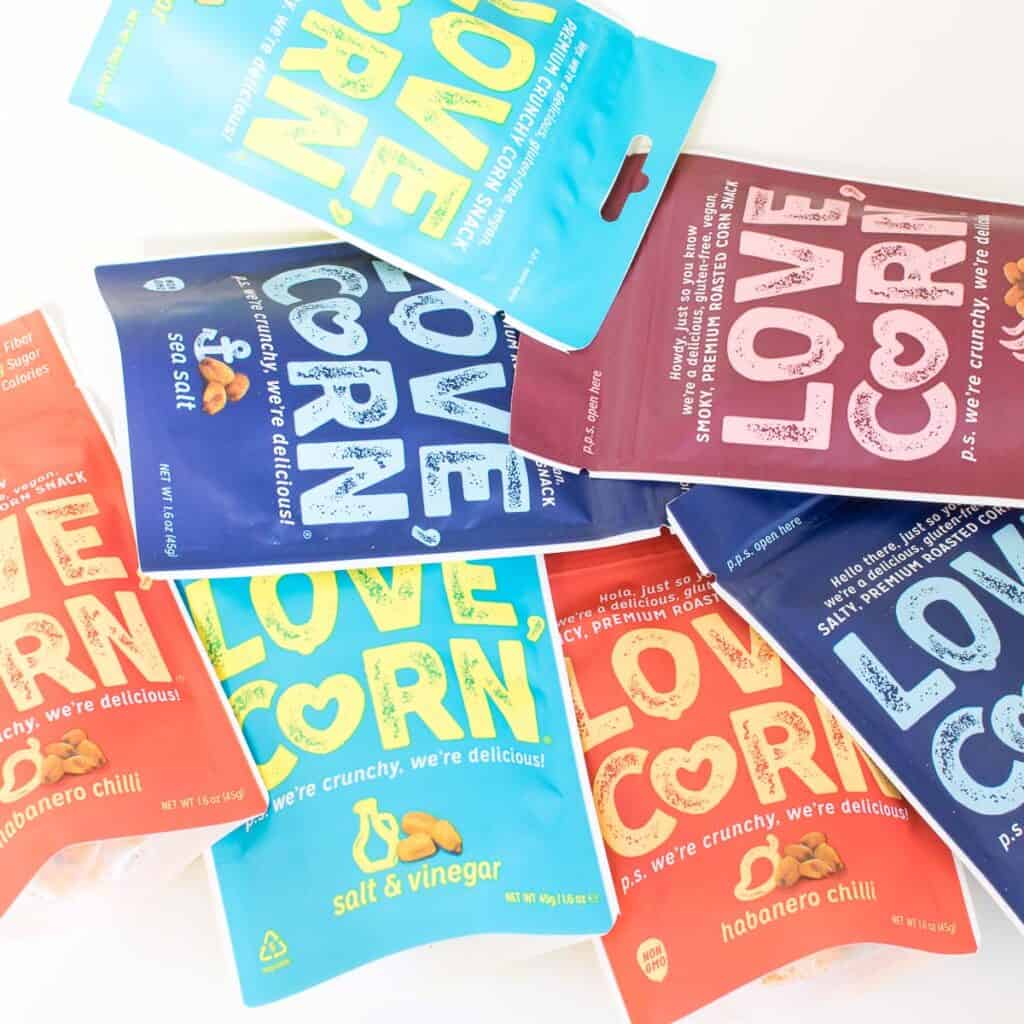 corn packets.