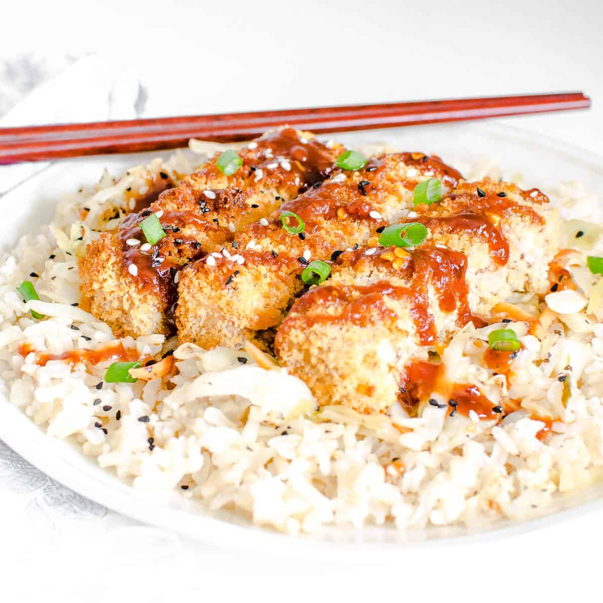 Tofu Katsu vegan + dairy free + dinner