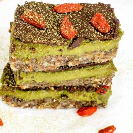 Matcha Bars vegan + gluten free + dairy free kiipfit