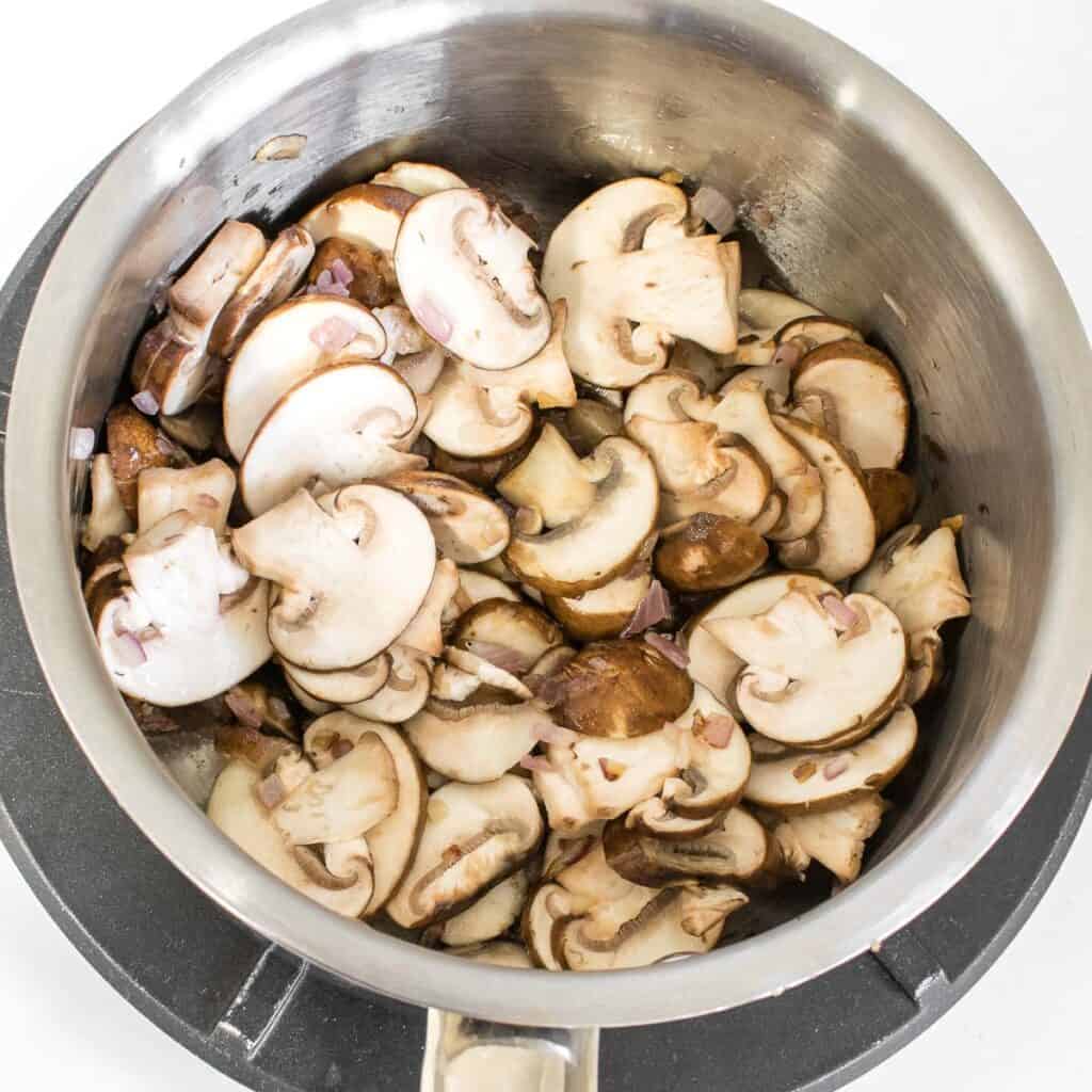 sauteed mushrooms.