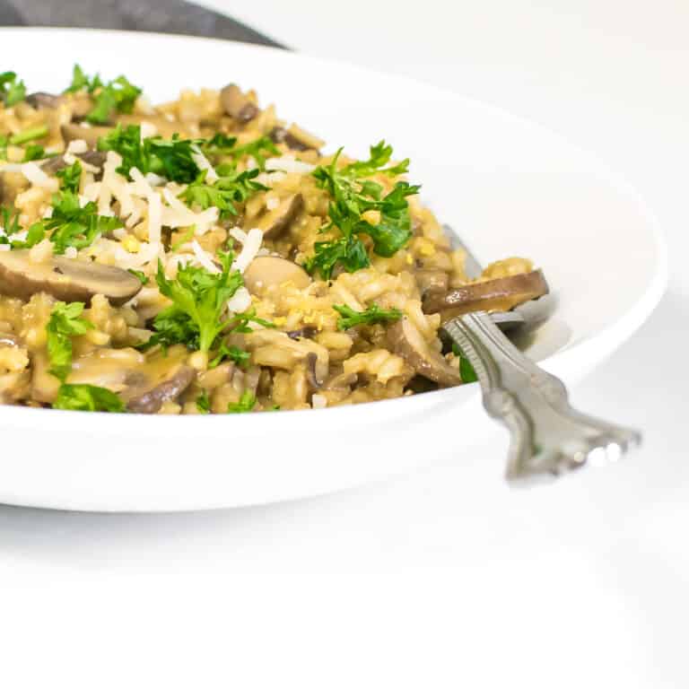 Brown Rice Mushroom Risotto
