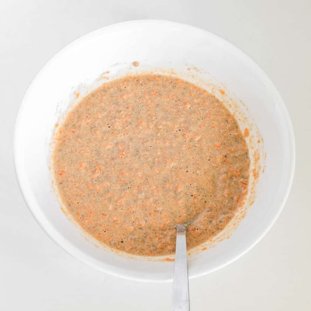 top view of the batter.