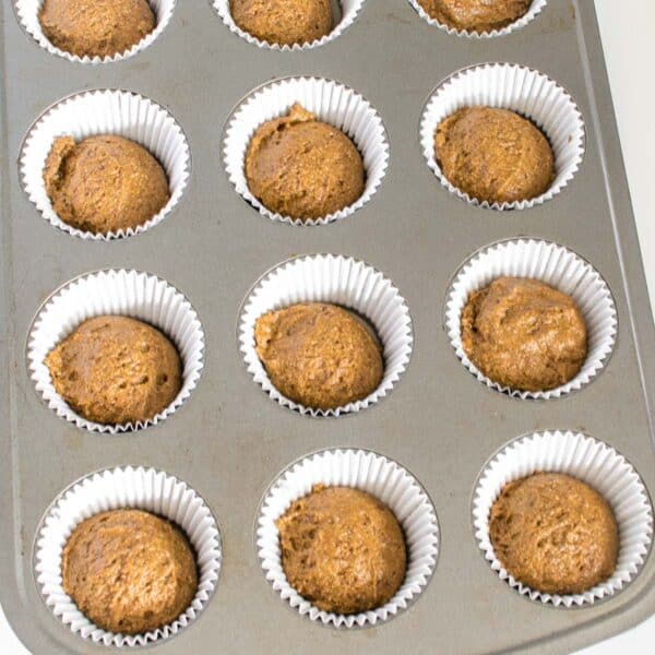 One Bowl Healthy Gingerbread Muffins (Vegan)