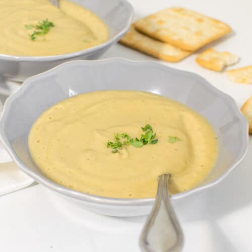 Creamy Vegan Cauliflower Soup (Instant Pot) - kiipfit.com