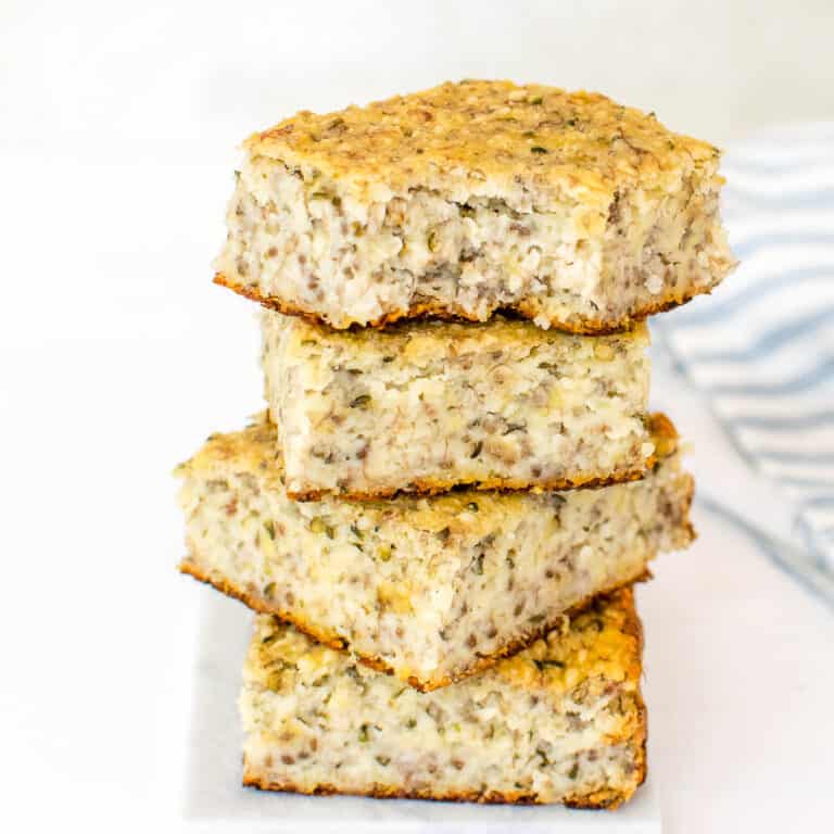 Banana Protein Bars (Flourless, Vegan)