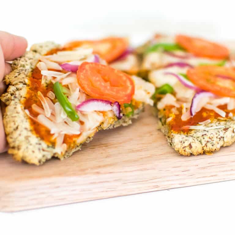 Vegan Almond Flour Pizza Crust (No Yeast)