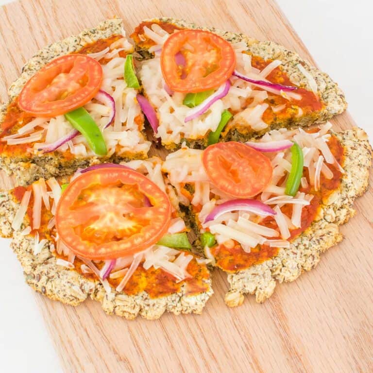Vegan Almond Flour Pizza Crust (No Yeast)