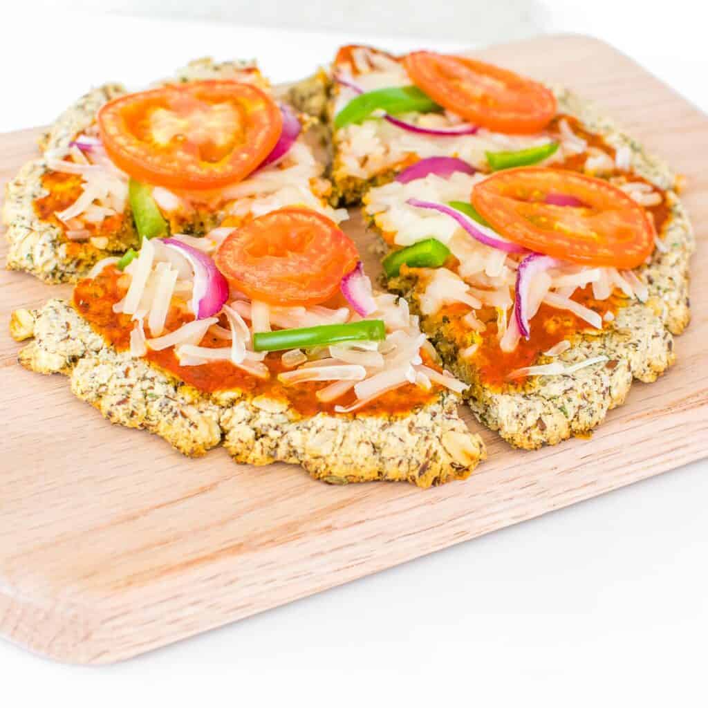 Vegan Almond Flour Pizza Crust (No Yeast)
