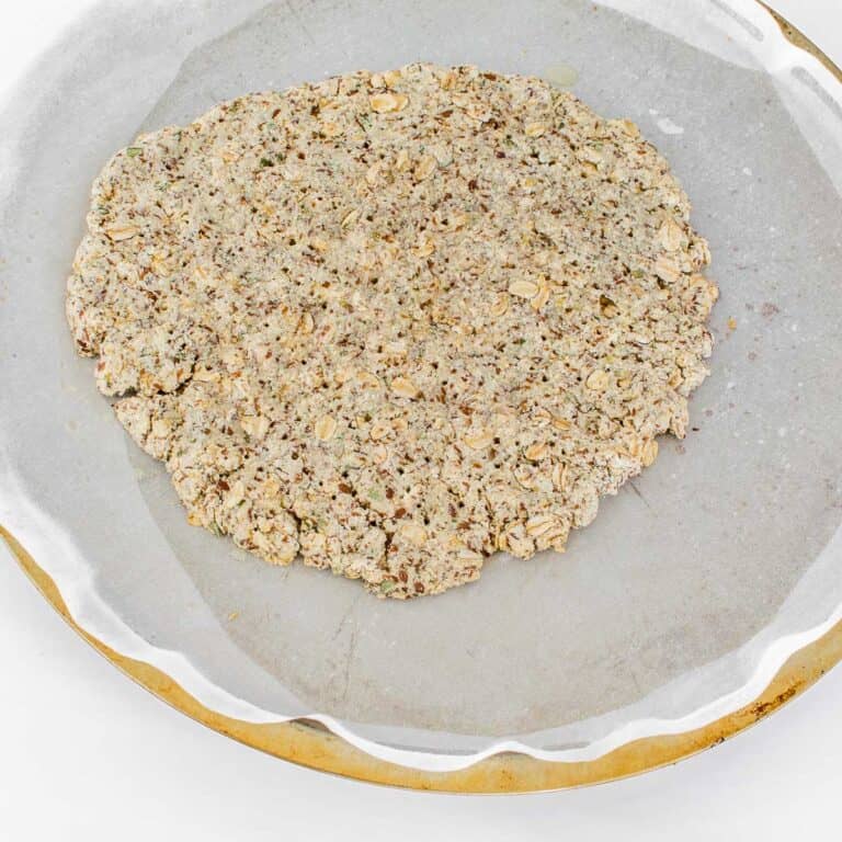 Vegan Almond Flour Pizza Crust (No Yeast)