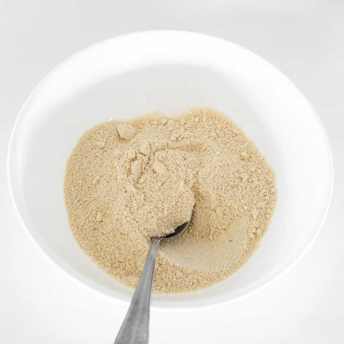 flour mixture in a bowl. 