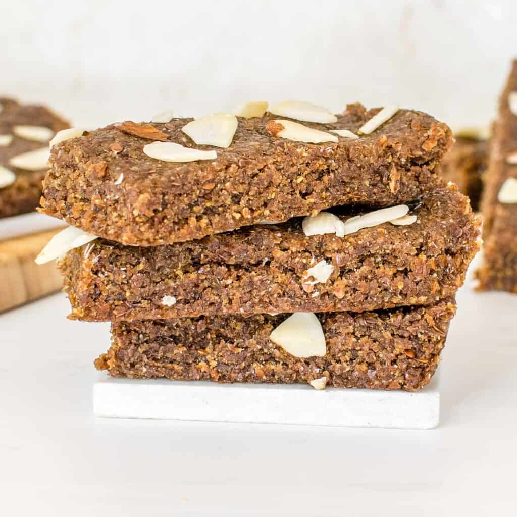 No Bake Flaxseed Bars