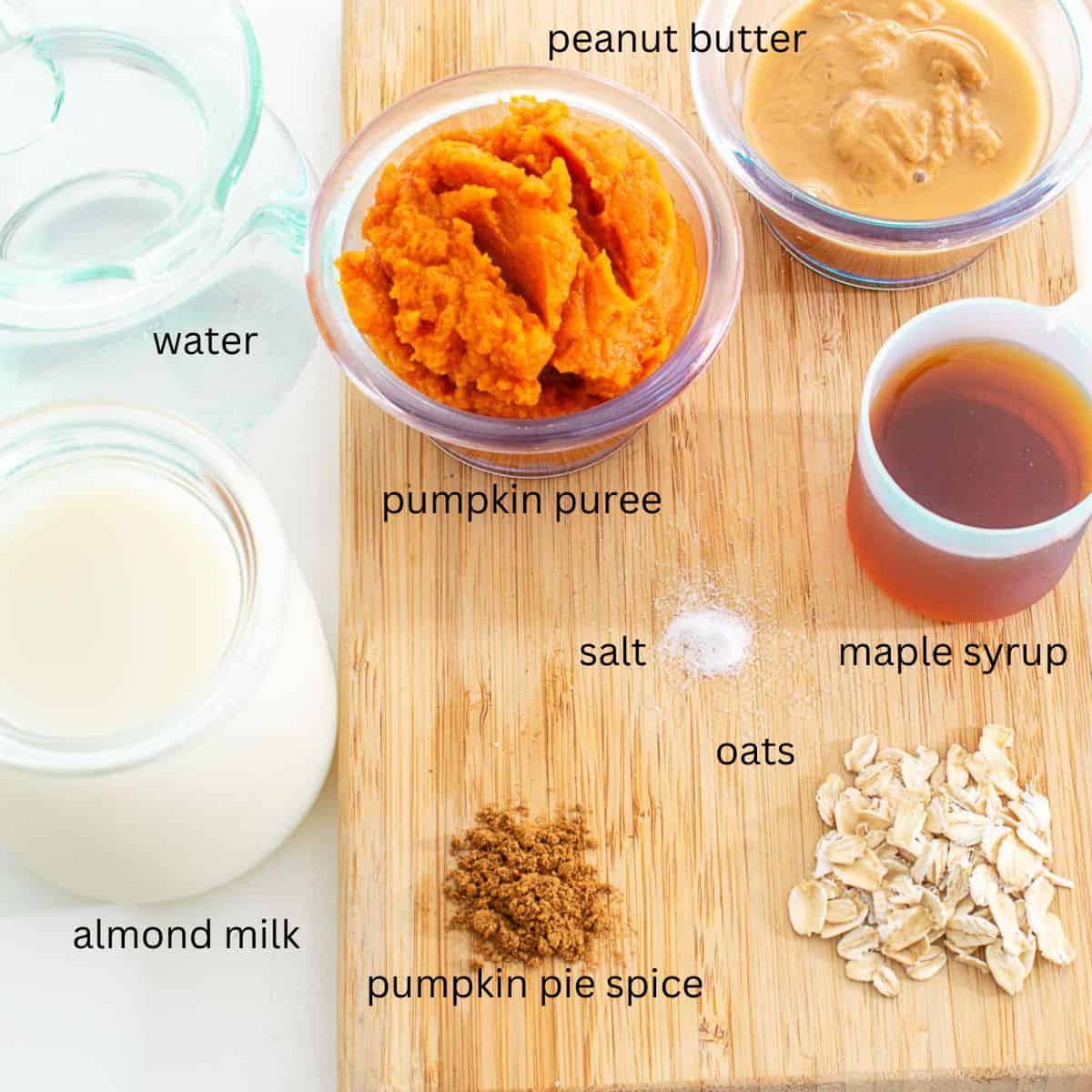 topo view of all the ingredients.