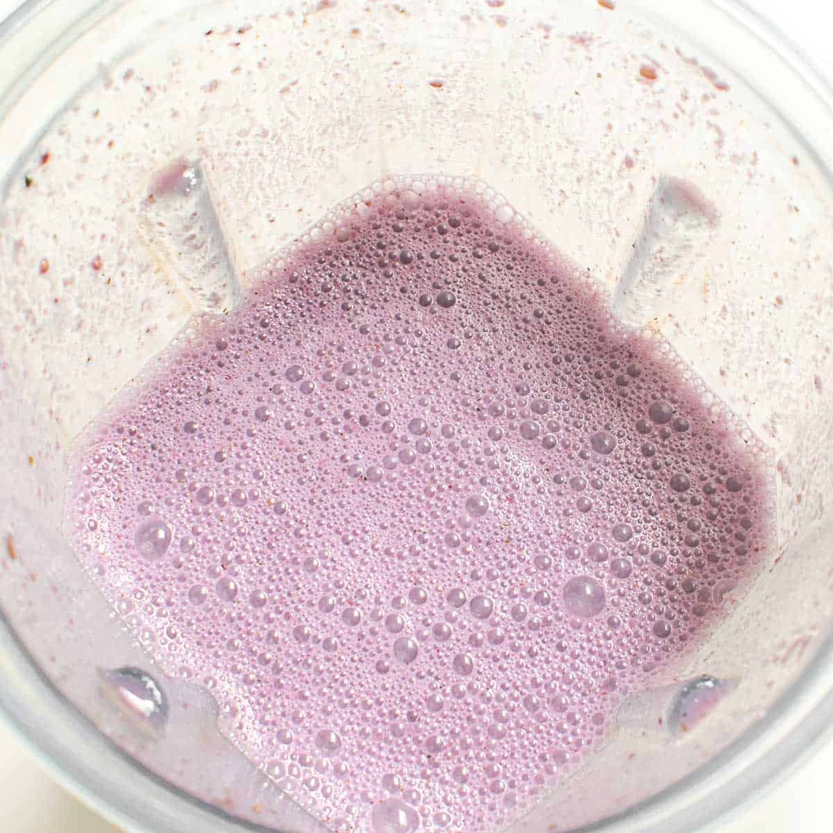 blended ingredients in the blender.